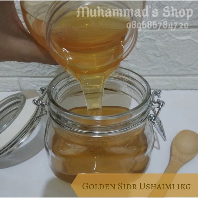 

Madu Yaman Golden Sidr Fakhir Al-Ushaimi Asli dan Murni 1000gr ( Lebah Liar ) Unpasteurized Lulus Uji Lab.