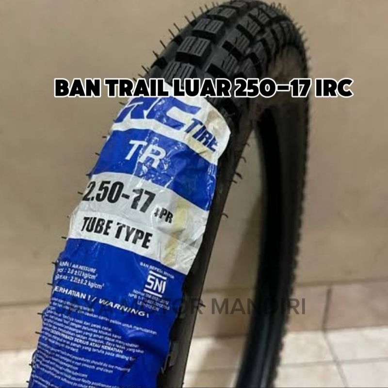BAN DEPAN TRAIL IRC 250-17 TR  ORIGINAL JAYA MOTOR MANDIRI