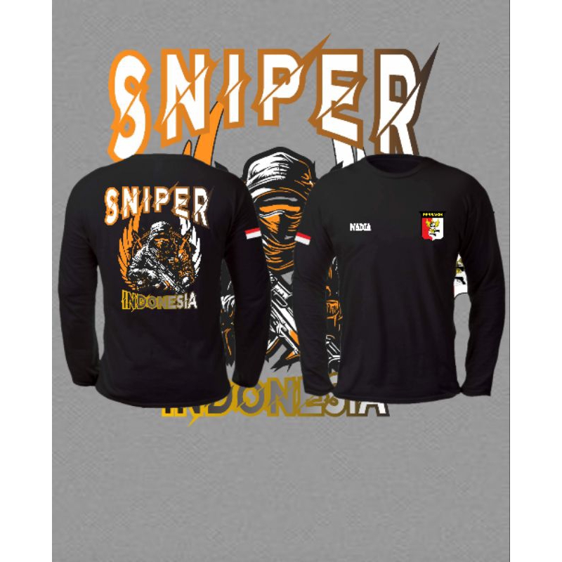 kaos sniper lengan panjang terbaru/perbakin