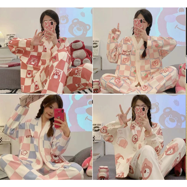 trendpiyama tp1584 Piyama Jumbo Wanita | Baju Tidur Jumbo | Piyama Oversize Wanita Dewasa | Baju Tid