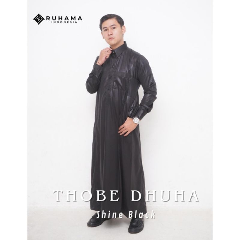 GAMIS/JUBAH/THOBE DHUHA RUHAMA INDONESIA | Pakaian muslim pria model kancing