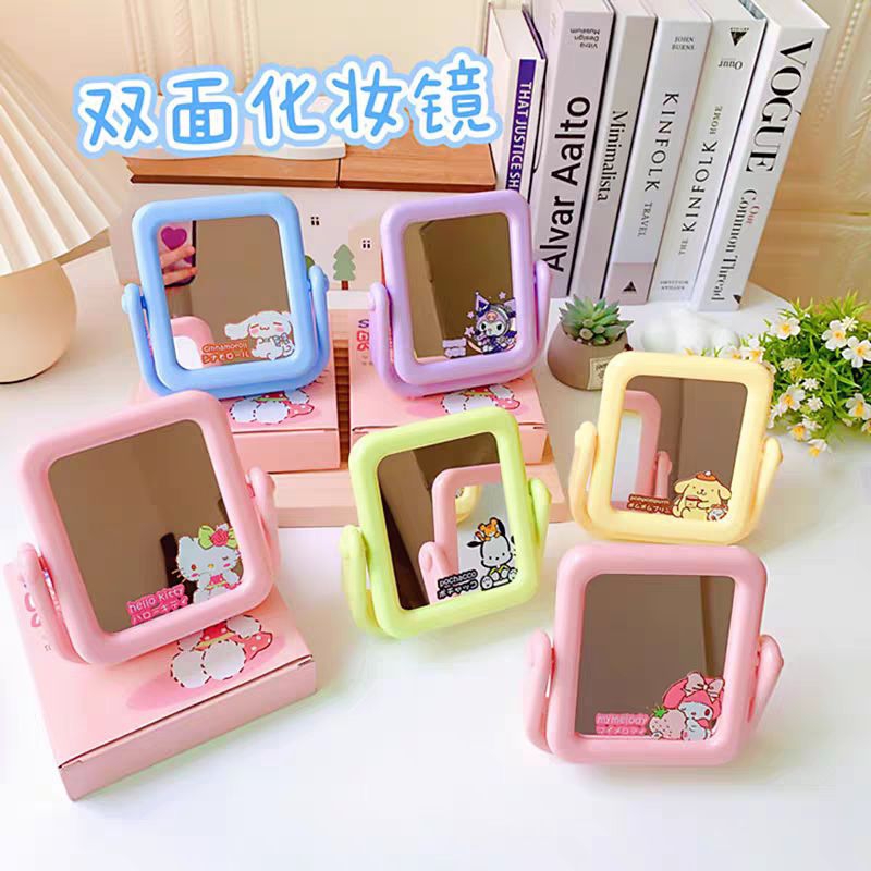 KACA CERMIN MAKE UP MEJA LUCU / KACA MAKE UP MELODY / CERMIN POCHACCO / KACA MEJA IPOMPURIN HELLO KI