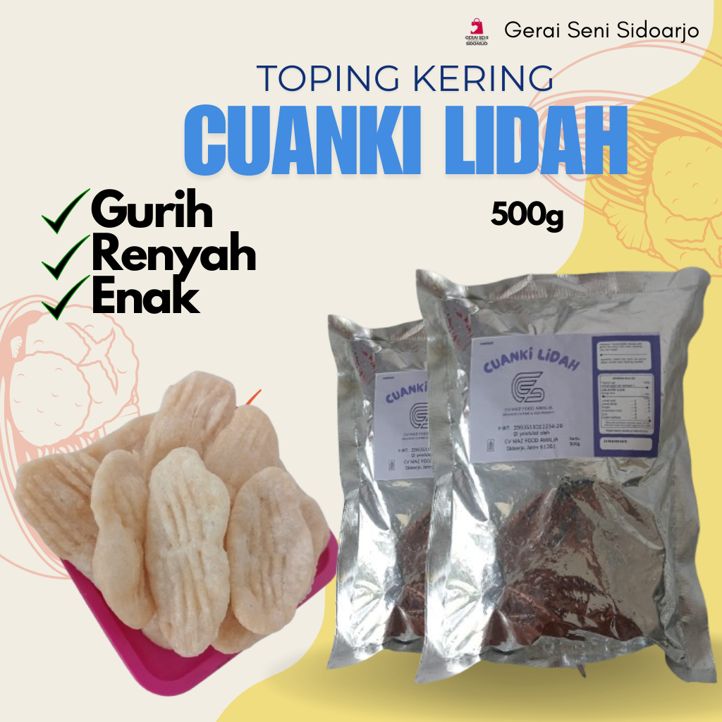 

cuangki lidah ASIN GURIH RENYAH