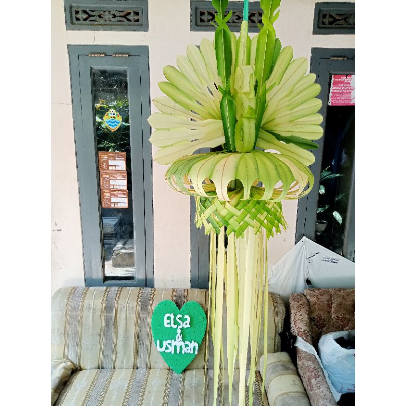 Janur kuning Pernikahan/khitanan asli segar CIMAHI BDG PADALARANG