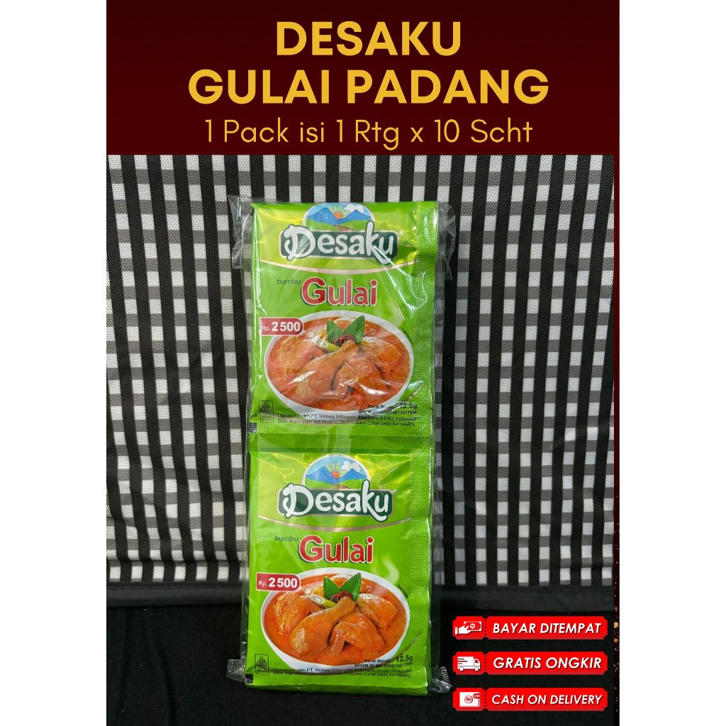 

Bumbu Siap Pakai Desaku Gulai Padang Bubuk Perpack isi 1 Renteng