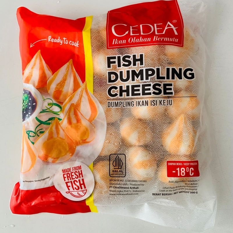 

Cedea Dumpling keju fish Cheese 500g