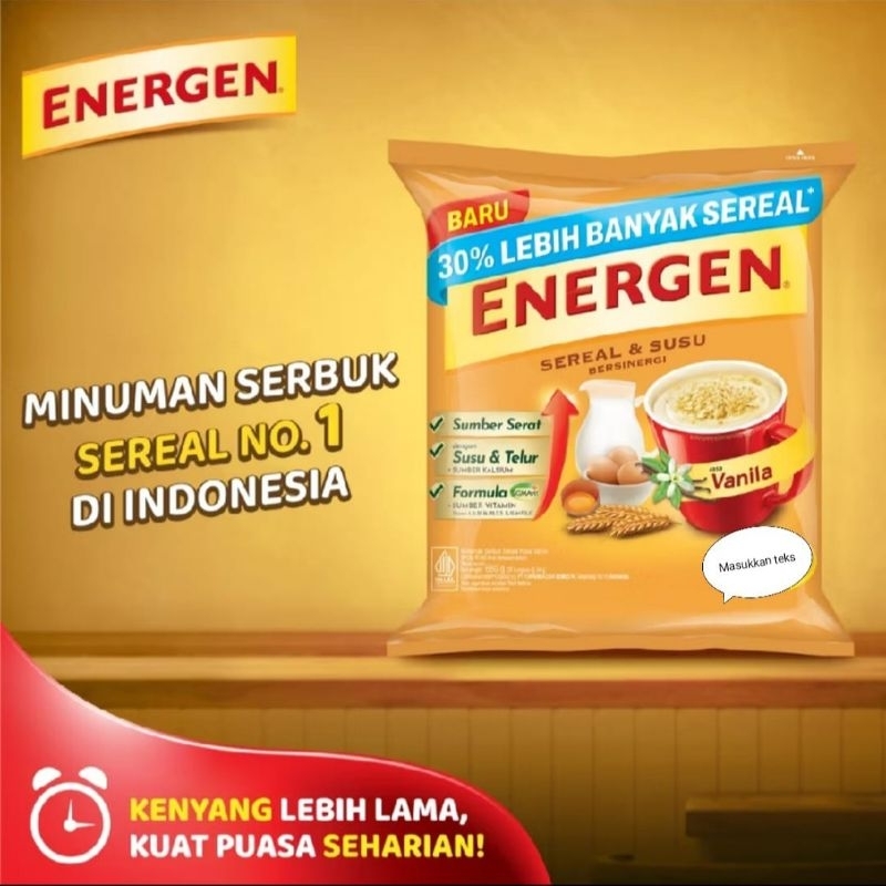 

Sarapan Energen