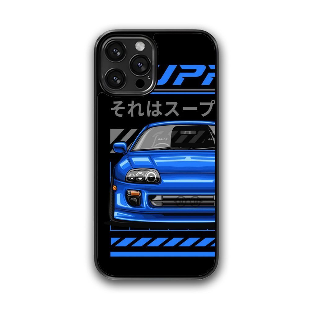 CASING iPhone 5 6 7 8 SE X XR XS 11 12 13 14 15 16 Promax Mini Plus CASE Supra MK4 JDM Legends midni