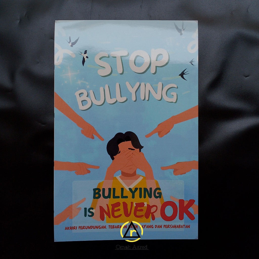 

Stiker Stop Bullying - Akhiri Perundungan - Stiker Vinyl