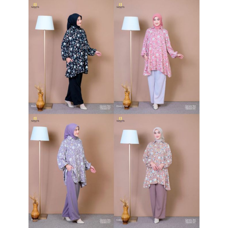 Stelan Terbaru Qyura set by ninos design