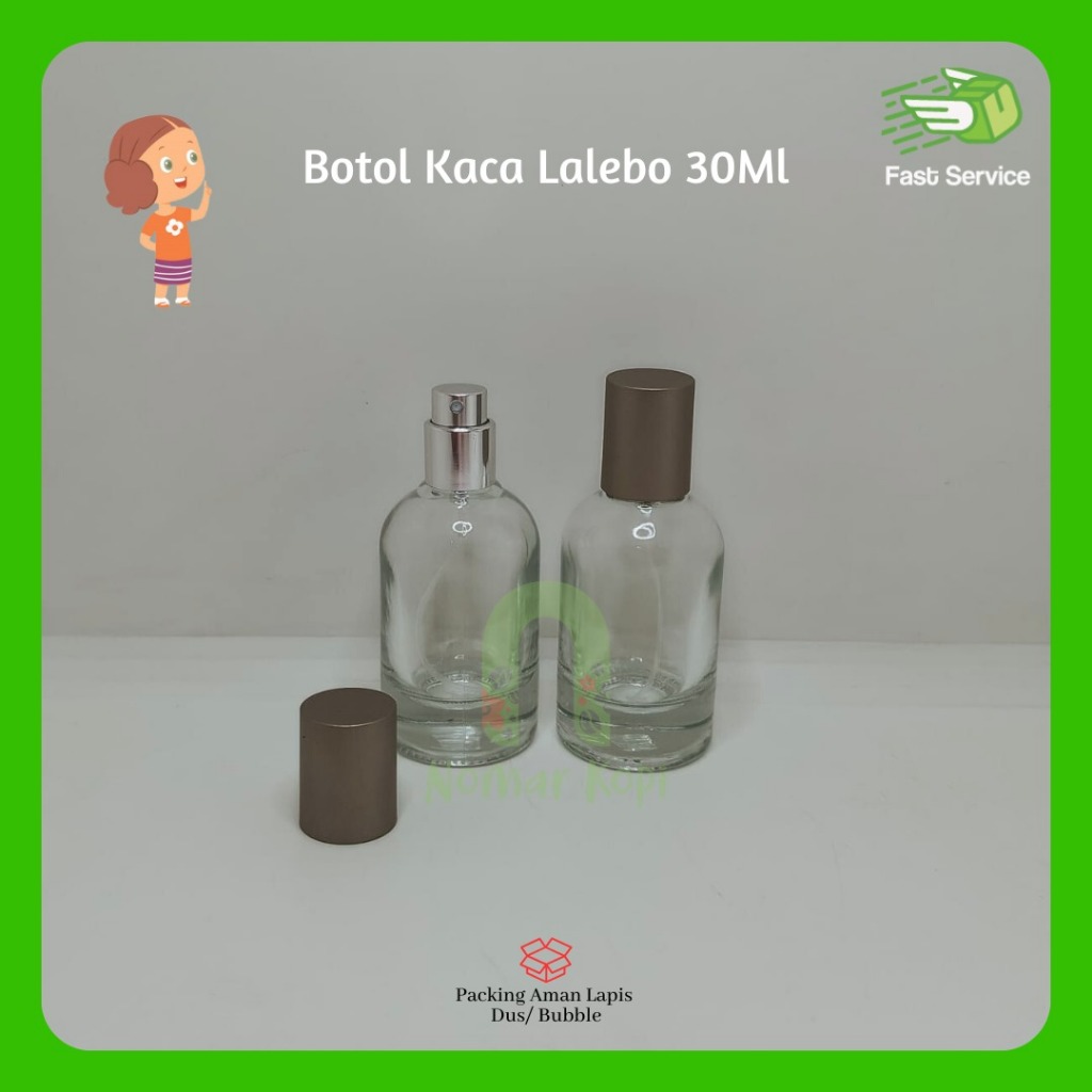 Botol Lelabo 30ml Semi Press - Botol Chloe Ulir Botol Parfum Kosong