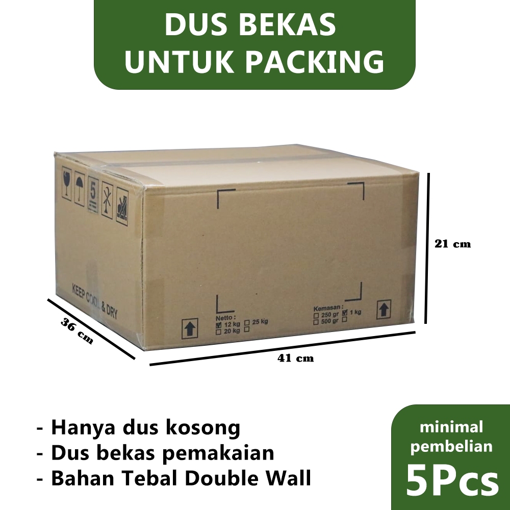 Kardus Packing Box Karton Bekas Tebal Kuat Besar untuk Penyimpanan atau pindahan rumah kost