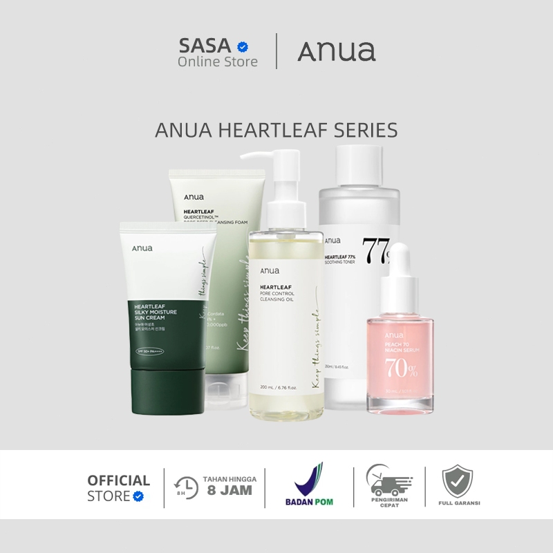 Anua Heartleaf Series, Anua Cleansing Oil 200ml, Anua 77% Soothing Toner 250ml, Anua Correcting Seru