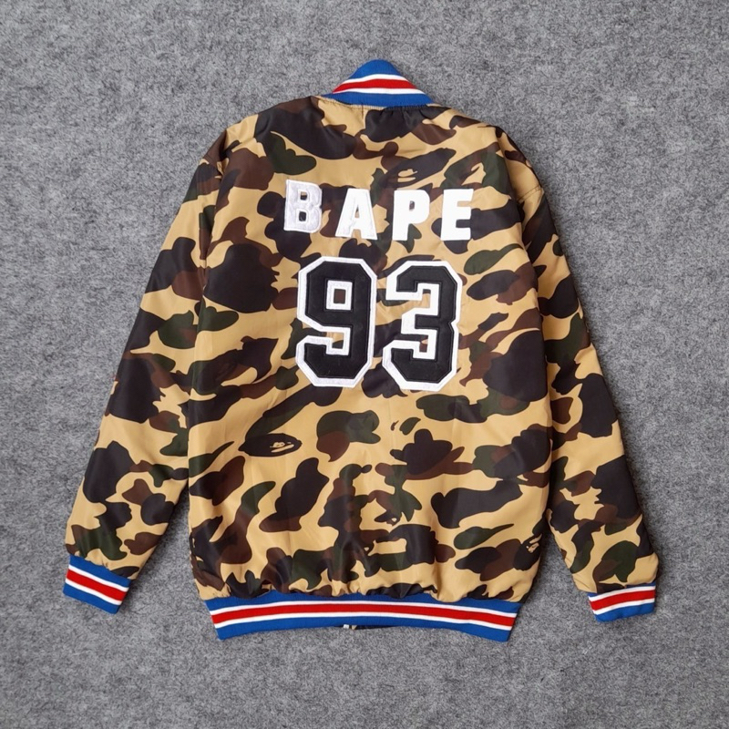 Jaket Varsity Bape Premium Bordir Fulltag