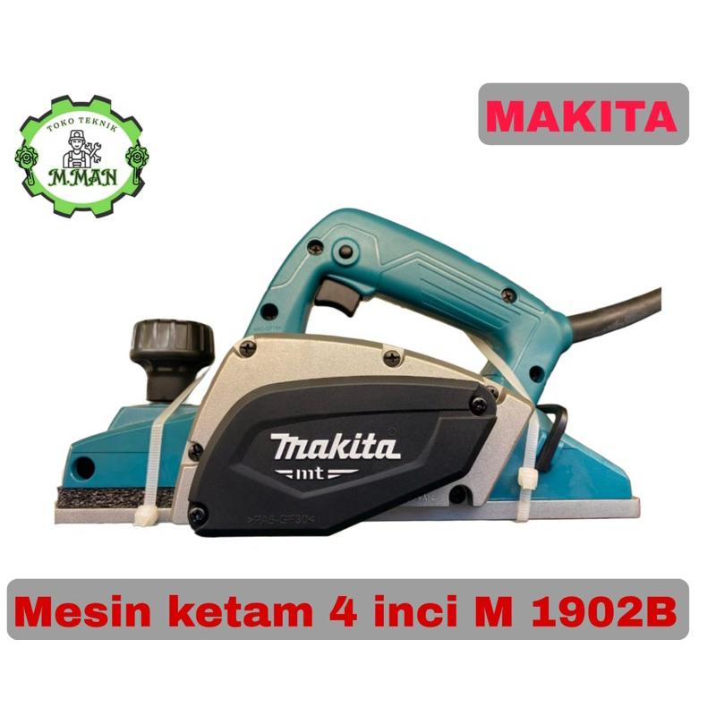 MESIN KETAM KAYU MEREK MAKITA M1902B 450 WATT MESIN PLANER KETAM KAYU