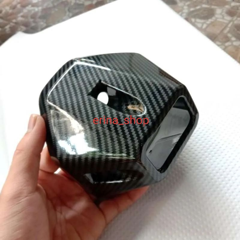 CORONG KNALPOT VARIO 125/150 CARBON ZORO / COVER CORONG KNALPOT KARBON ZORO MOTOR VARIO 125/150