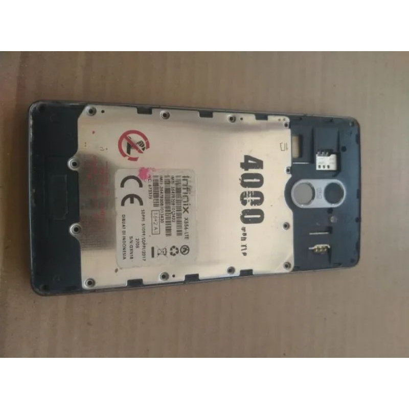 Mesin Hp infinix hot 4 Pro X556 jamin normal