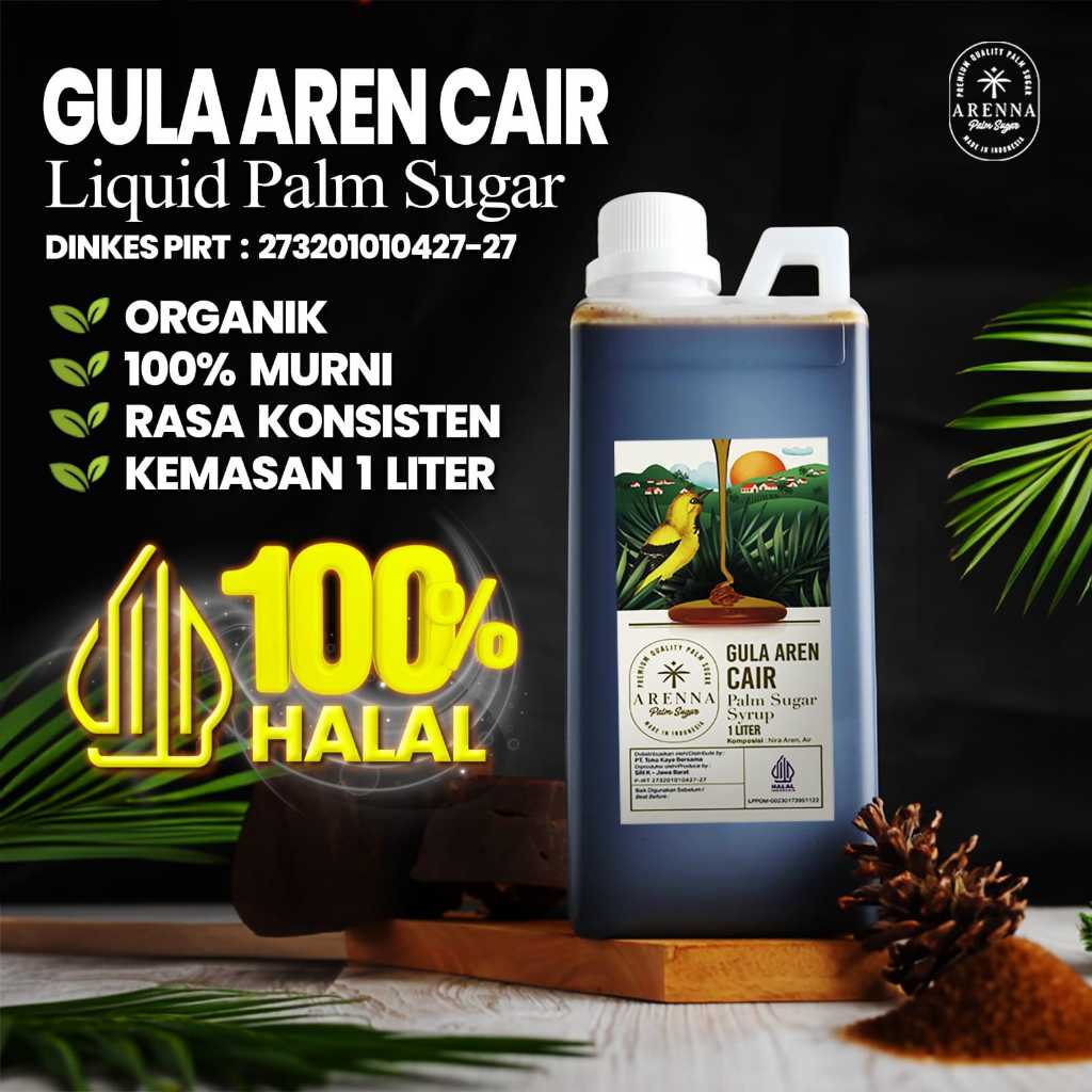 

BROWN SUGAR CAIR ASLI 1L