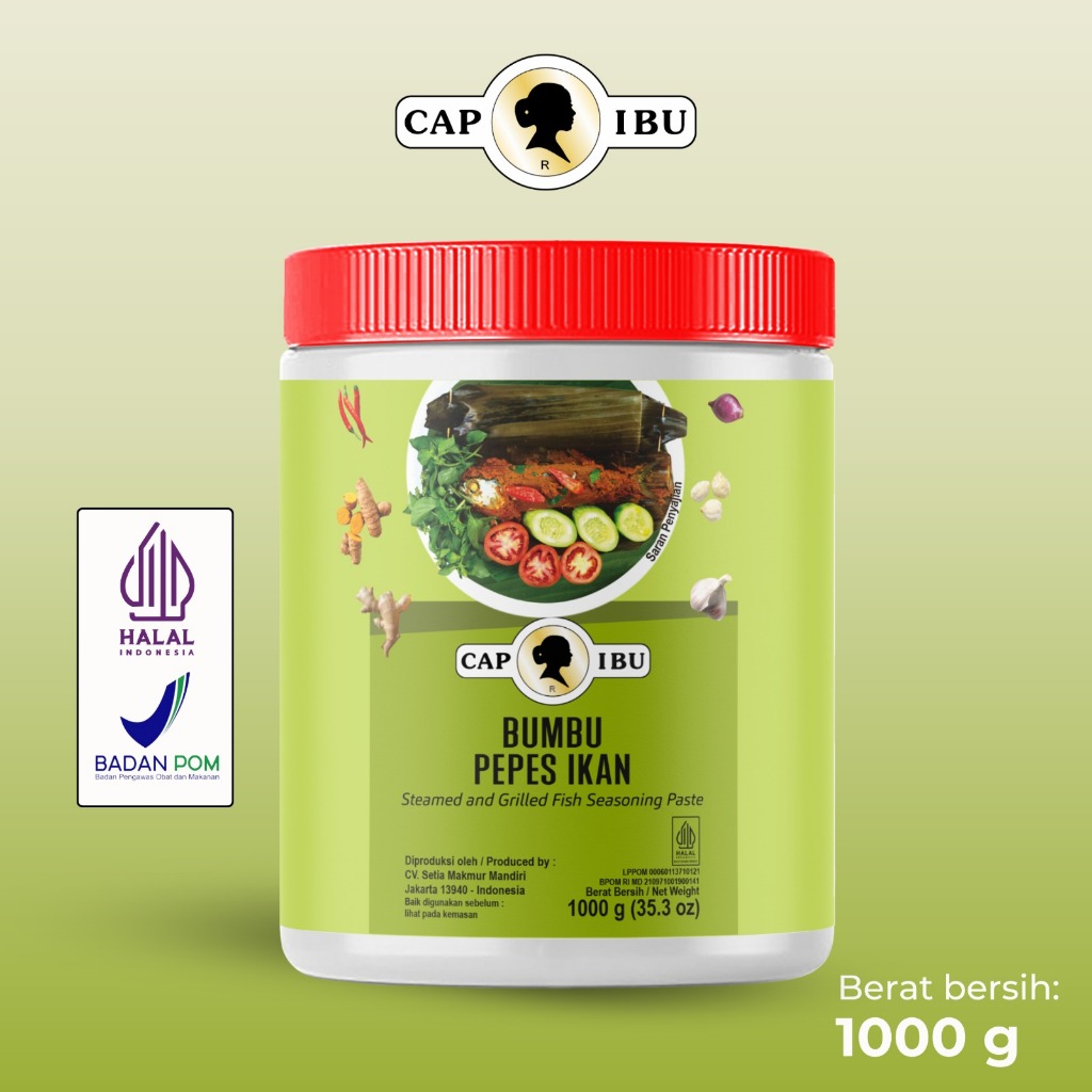 

CAP IBU Bumbu Pepes Ikan Kemasan Pot