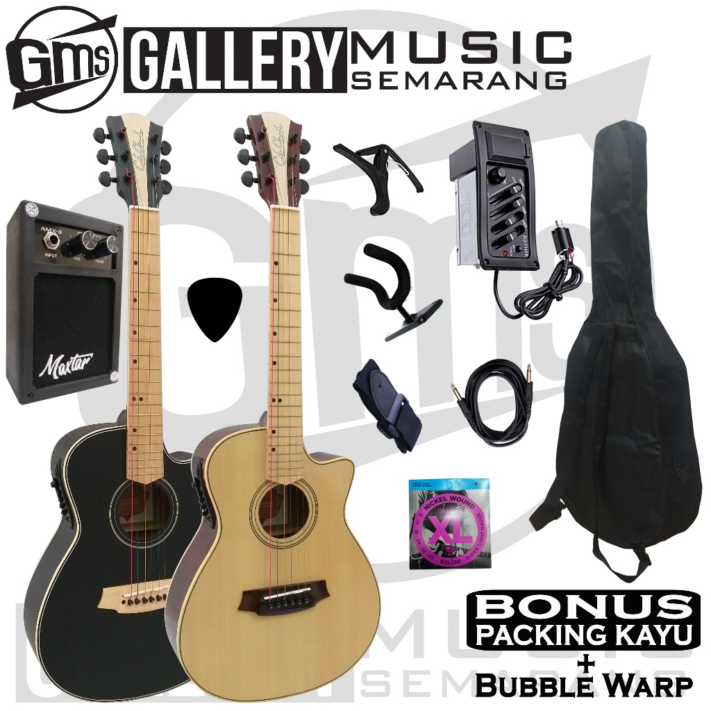 Gitar Akustik Elektrik ¾ Cole Clark ¾ Custom
