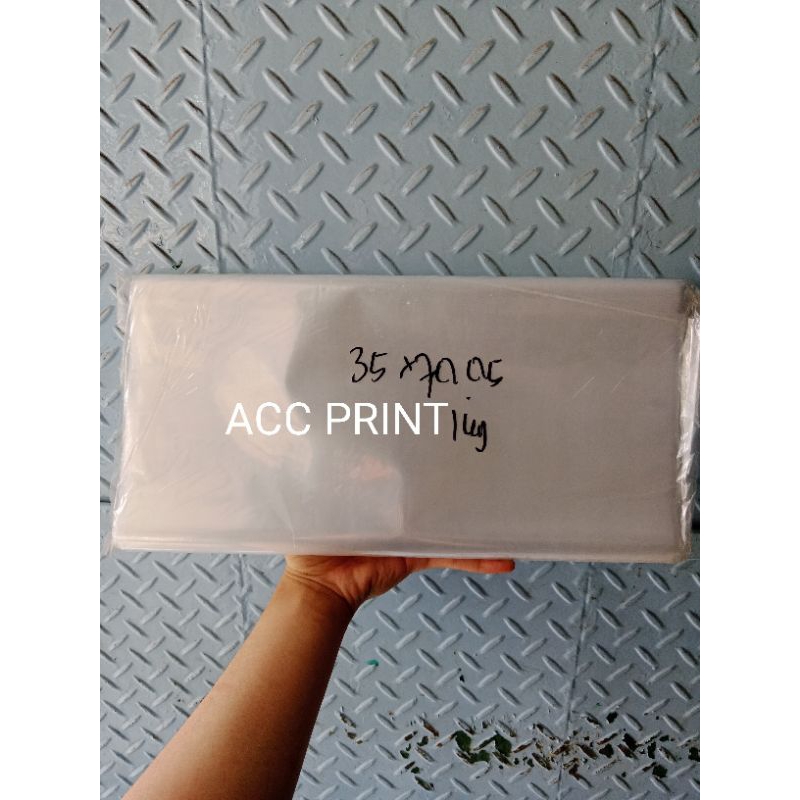 Plastik PP Tebal 05 / Plastik PP Bening 35x70x05 / Plastik Bening Uk. 35x70x05 / Plastik Kemasan Jaj