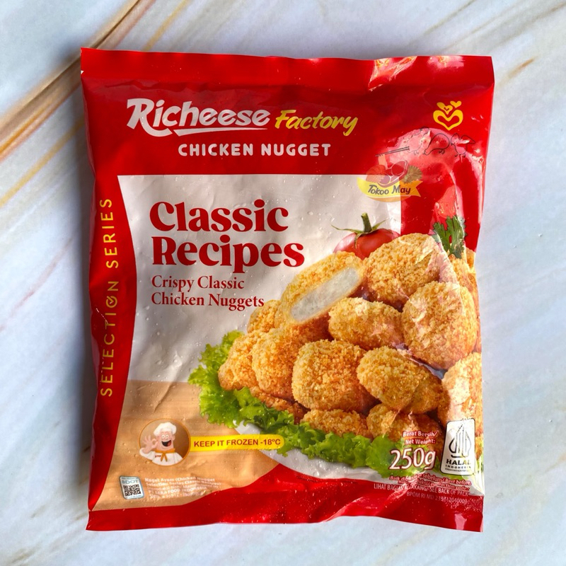 

Richeese Factory Chicken Nugget Classic Recipes 250gr