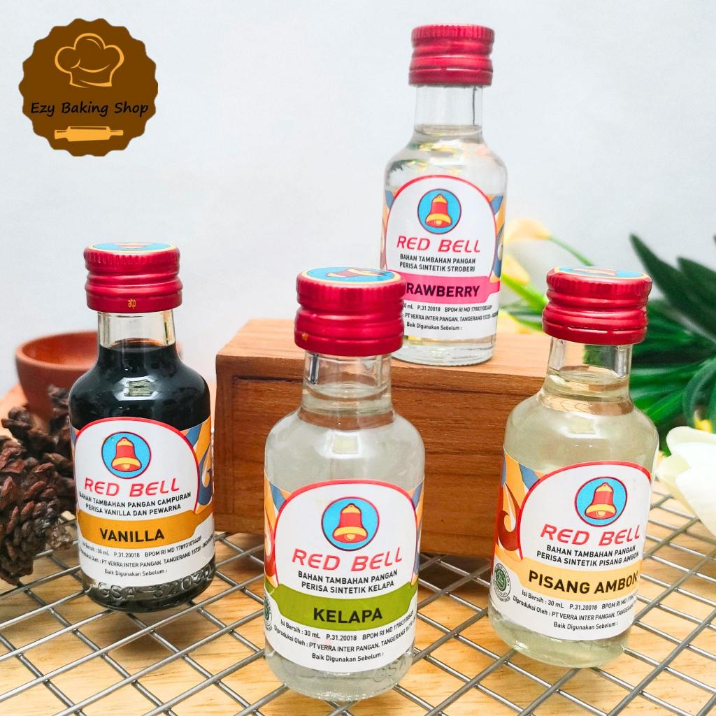 

perasa esence redbell 30 ml aroma bahan kue redbel botol kaca