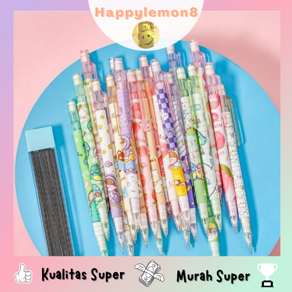 

pensil mekanik refill 0.5mm/pensil isi ulang motif lucu/pensil mekanik