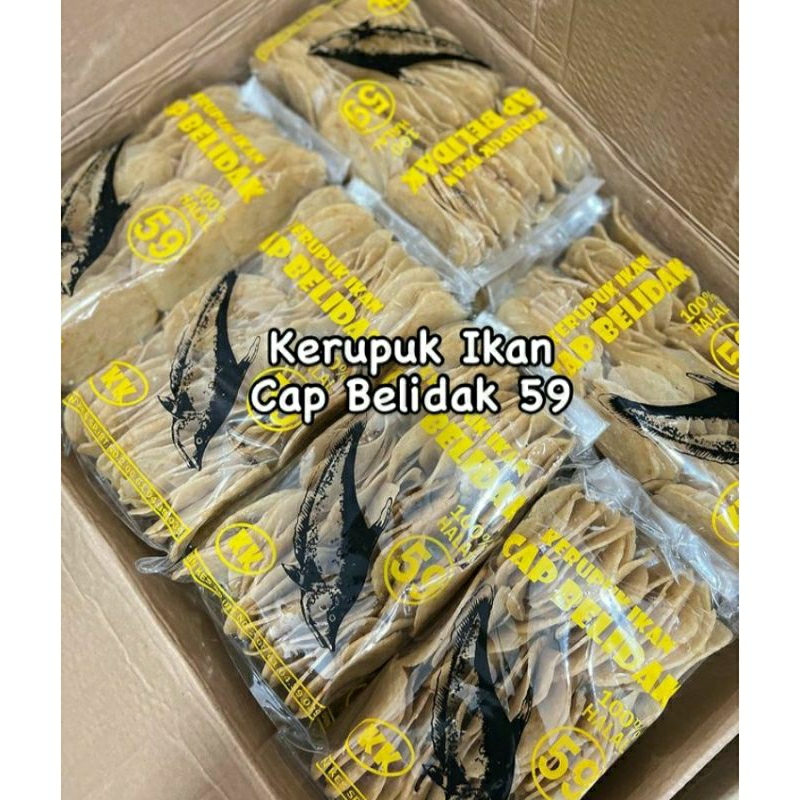 

KERUPUK MENTAH IKAN CAP BELIDAK