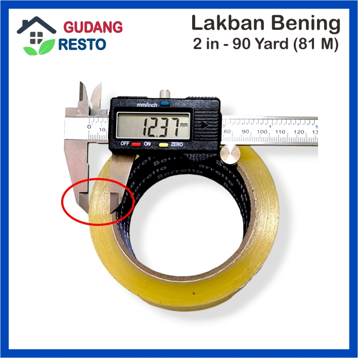 

LAKBAN BENING 2 INCH 45 MM X 90 YARD / 81 M ISOLASI SEALTAPE SEALTIP SELOTIP KUALITAS BAGUS KUAT DAN LENGKET SETARA 100 YARD 90 M