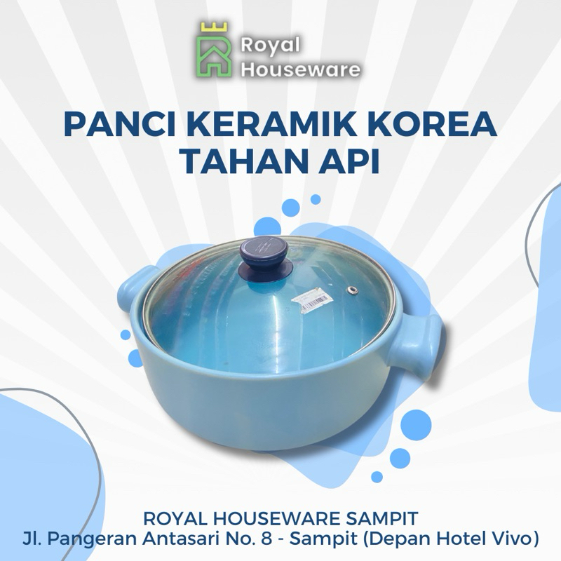 Panci Keramik Tahan di atas api