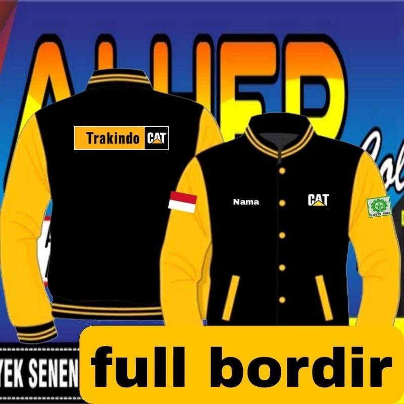 jaket bordir Trakindo jaket Trakindo jaket versity Trakindo jaket baseball Trakindo jaket bomber Tra