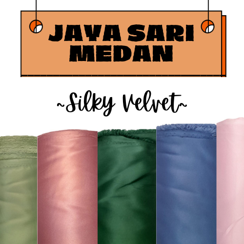 Kain Silky Velvet Premium (Untuk Kebaya/Bridesmaid/Dress/Furing/Muslim)