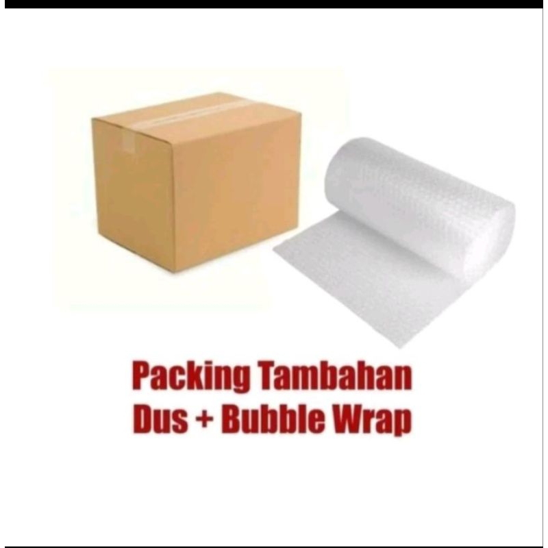 

packing extra!! tambahan bubble wrap dan dus