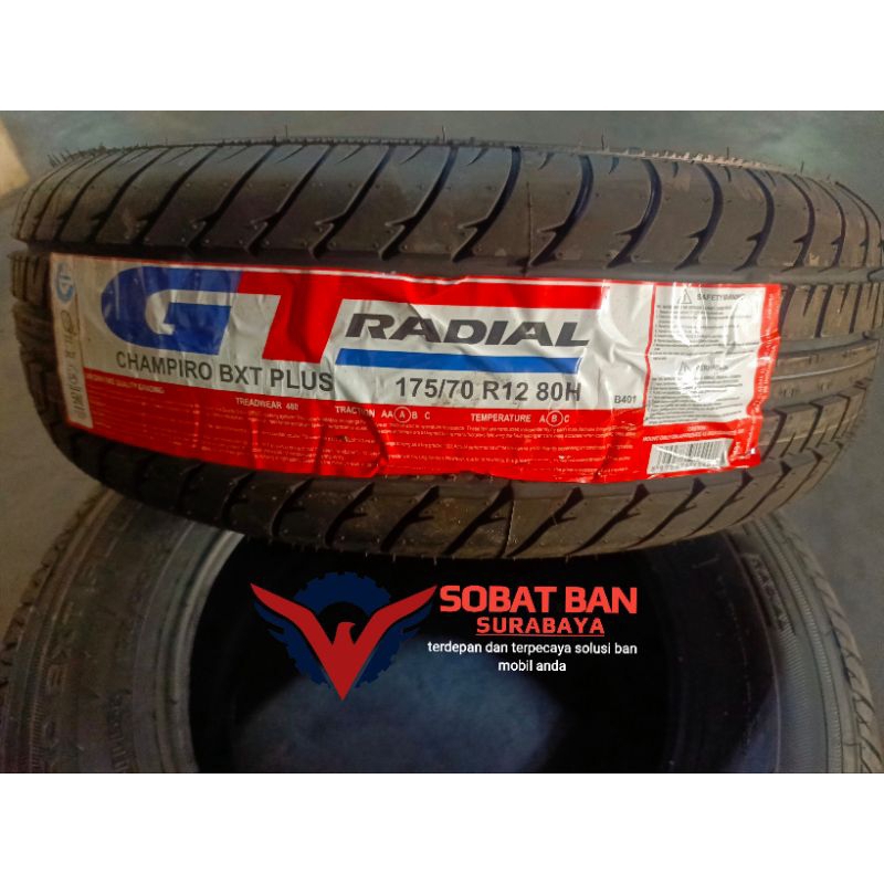 Ban GT Radial 175/70 R12 Champiro BXT PLUS