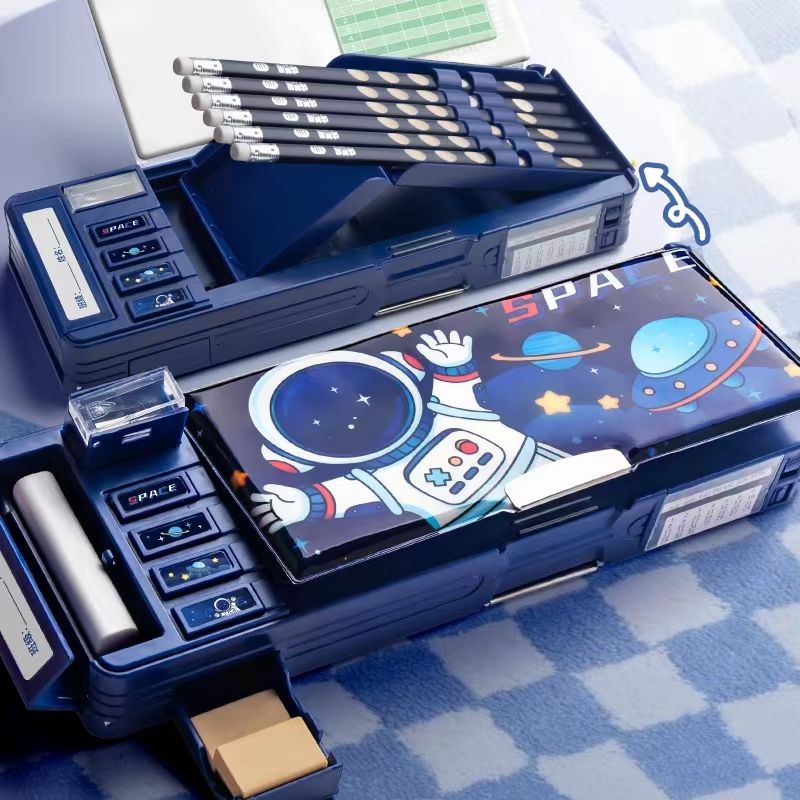 

Kotak Pensil Anak Sekolah Laki-Laki Tempat Pensil Premium