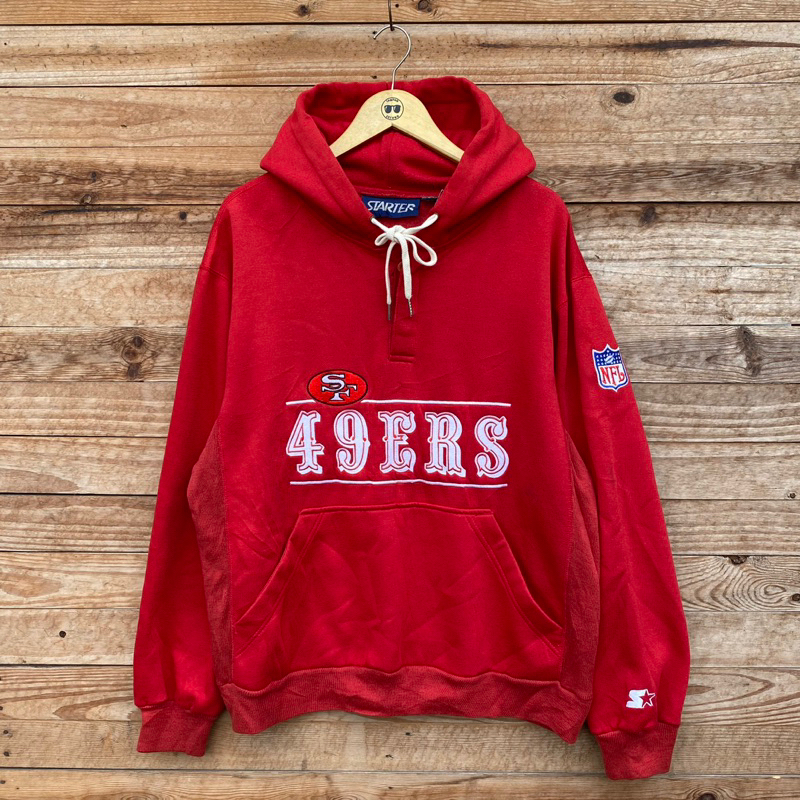 Hoodie starter sansfransico 49ers - Warna merah