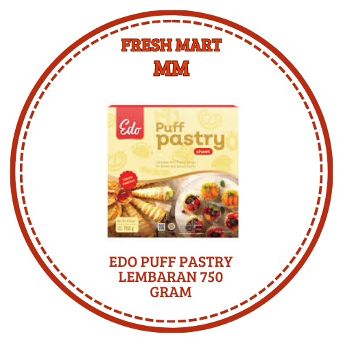 

EDO PUFF PASTRY LEMBARAN 75 GRAM PASAR ONLINE MAKASSAR BAHAN KUE MAKASSAR