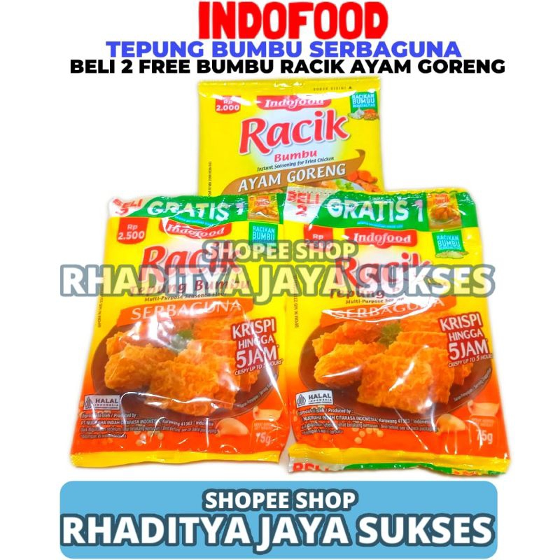 

Indofood Tepung Bumbu Serbaguna 2 Sachet 75g