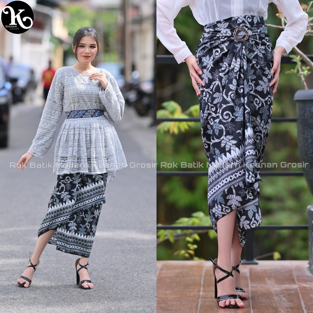Keenan Grosir + Rok lilit batik bawahan kebaya modern Kain lilit batik Tali Panjang