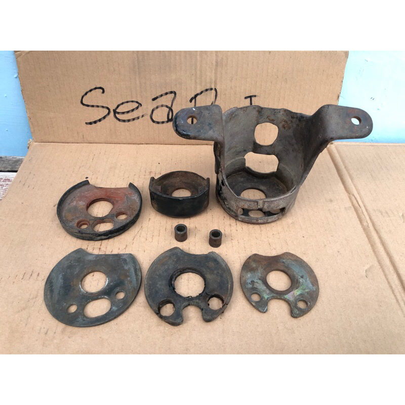 Pangkon dudukan stang stir stau set original copotan motor honda pispot c70