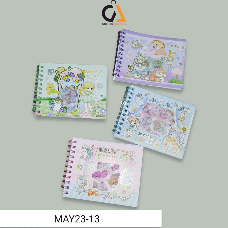 

Big Discount 1 LEMBAR STIKER BUKU BINDER MINI KARAKTER ANIME GIRL SERIES