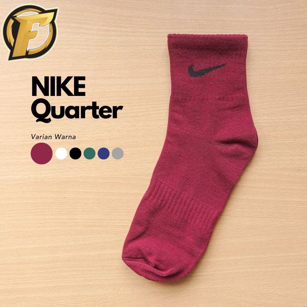 N*KE SOCK MERAH MAROON KUALITAS TERBAIK/ KAOS KAKI / NIKE SOCK ORIGINAL INDONESIA BNWB / NIKE ORIGIN