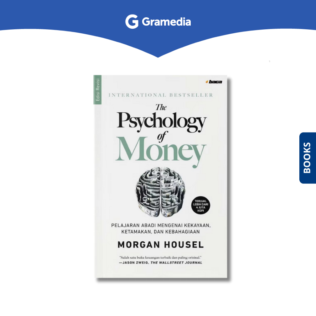 Gramedia Depok - The Psychology of Money HARD COVER
