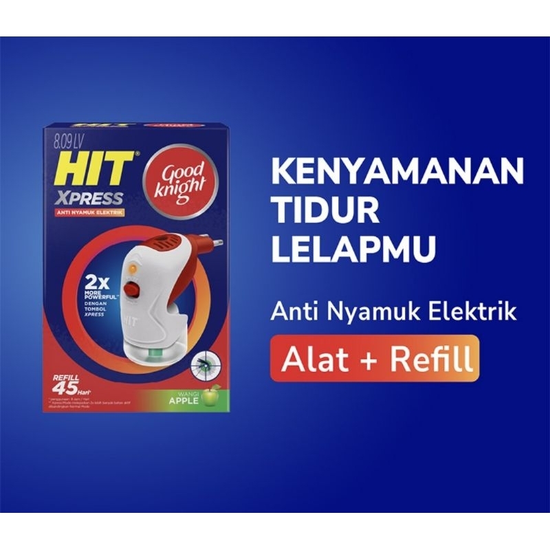 Hit Good Knight Express Set (Alat+Refil)