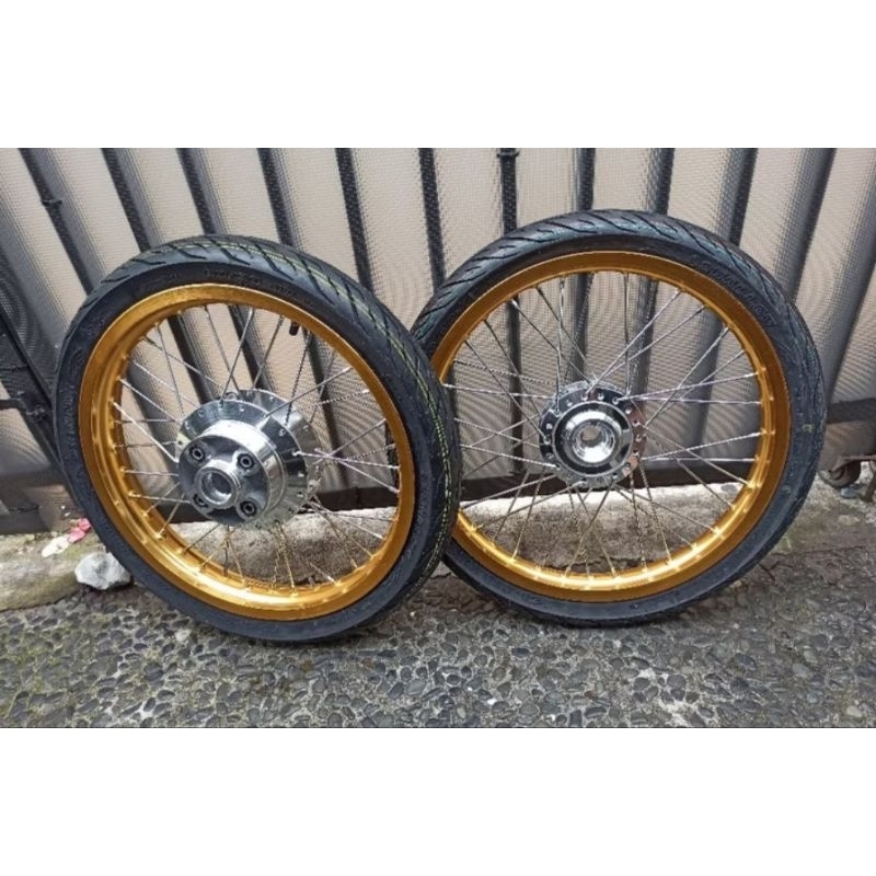 paketan velg cb150 old Tiger Revo full set +ban ring 17 UK velg 160/185/17