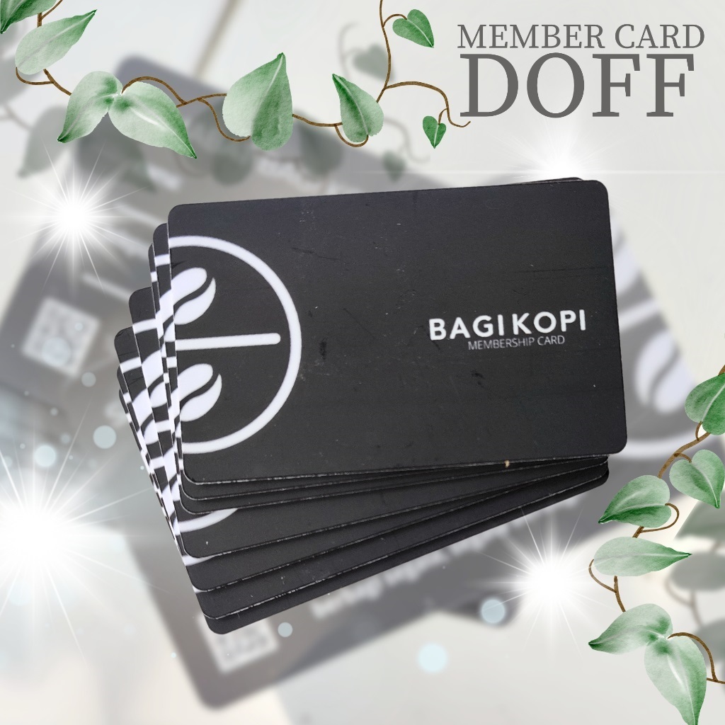 

ID CARD CUSTOM DOFF 1 2 SISI / BAHAN PVC TEBAL 0,9 mm / Tidak Luntur Tahan Air Awet