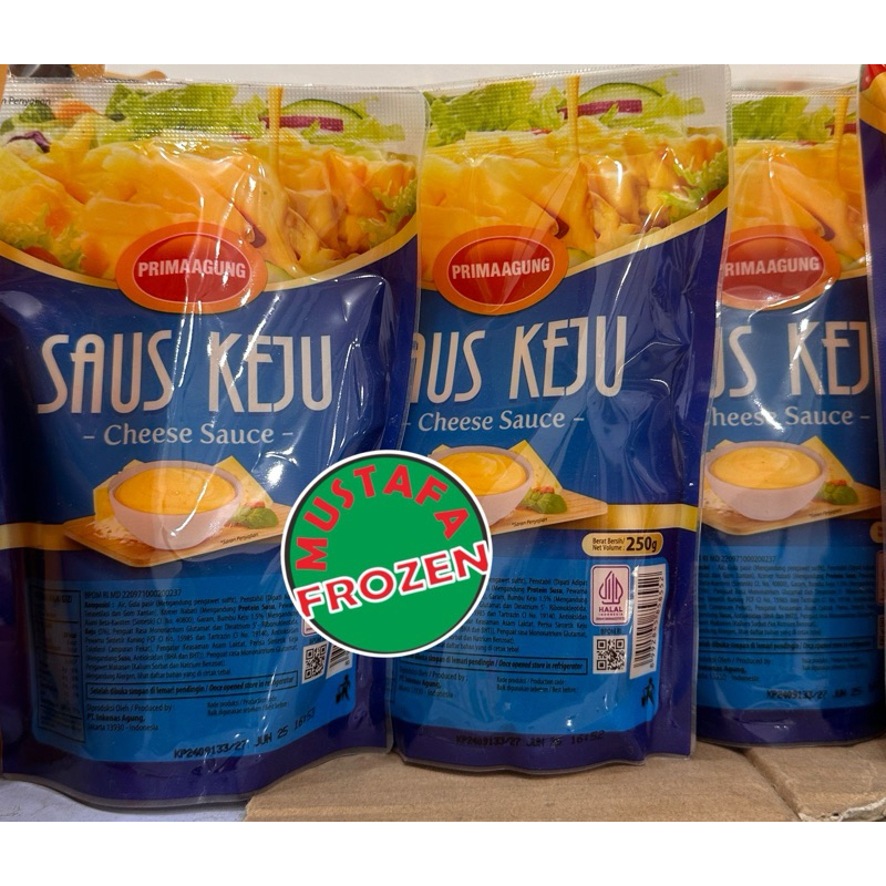 

Prima Agung Saos Keju 250gr