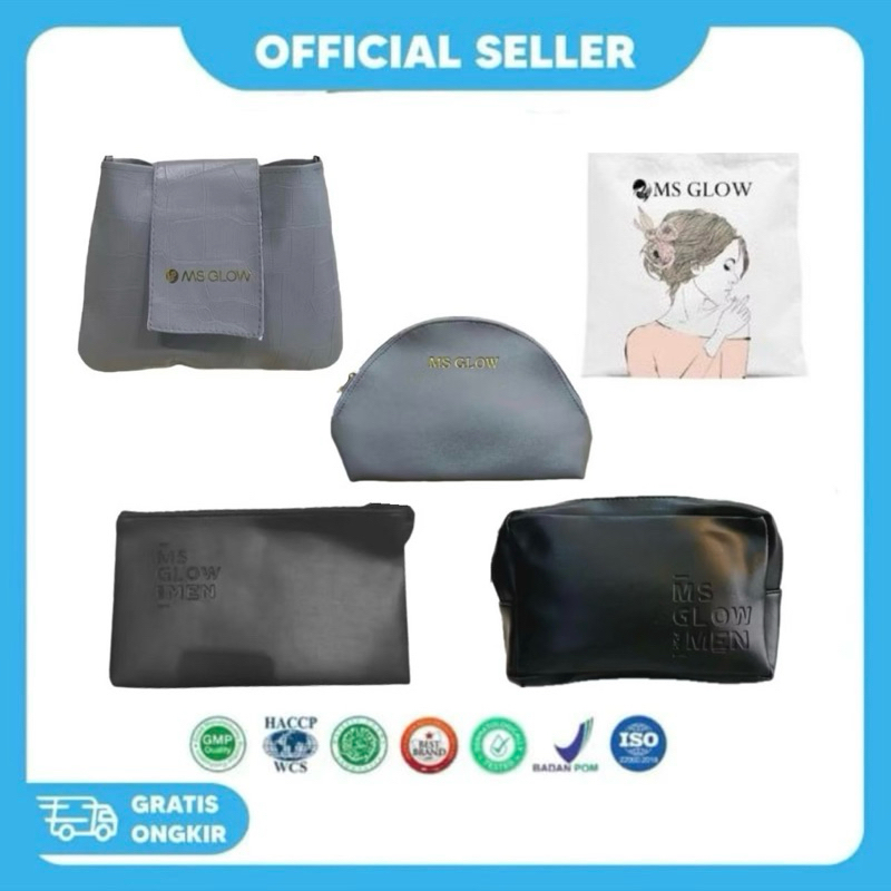 POUCH MS GLOW TOTE BAG MS GLOW POUCH MS GLOW MEN