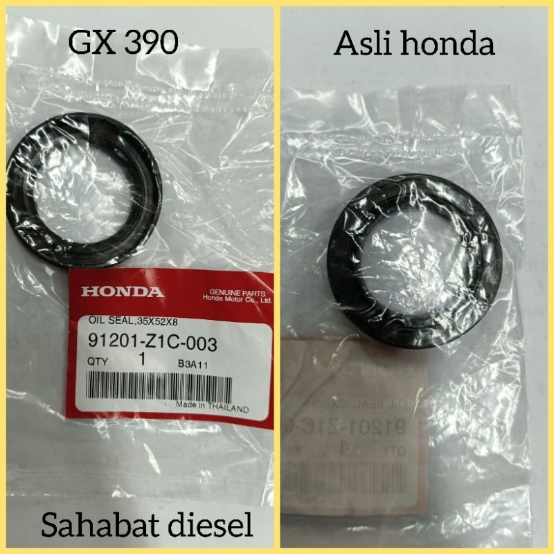 Seal block mesin Honda gx390 mesin 13 PK original honda